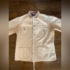 Carhartt Light Tan Canvas Work Jacket